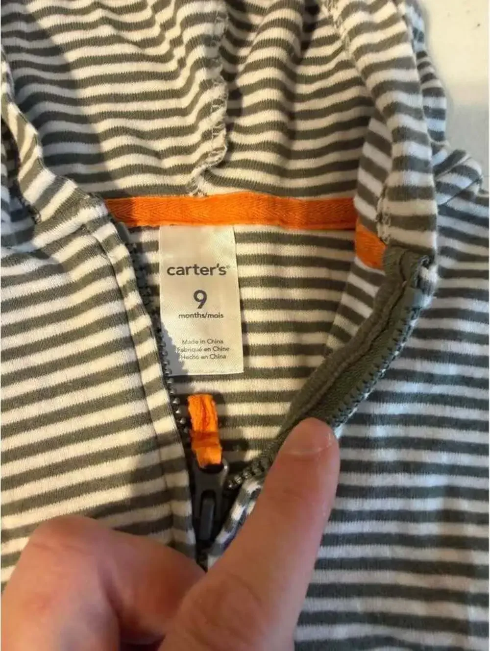 Carter's 9M Hoodie and Bodysuit Set